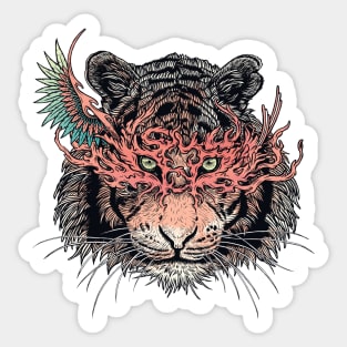 Masked Tiger Sticker